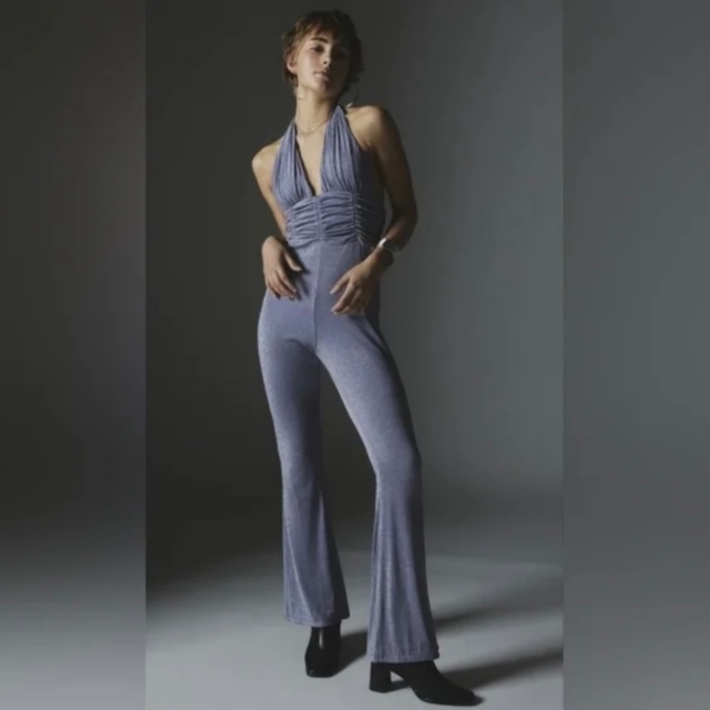 (M) Urban Outfitters Silence & Noise Haltertop Jumpsuit NWT